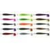 Силіконка для риби, Taipan Slim View Fat, 2,8 дюйма, 8шт/уп, колір №16 Violet chartrease neon
